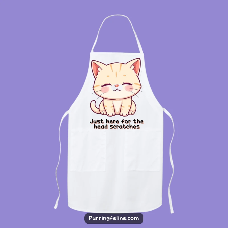 Funny Gentle Chef Cat Apron - Serene Kitchen Companion, Hilarious Gift