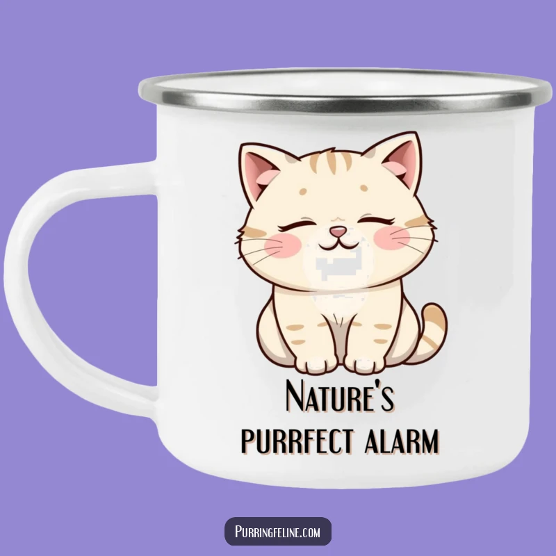 Funny Cat Camping Mug: Purring Feline Adventures, A Rugged and Funny Gift