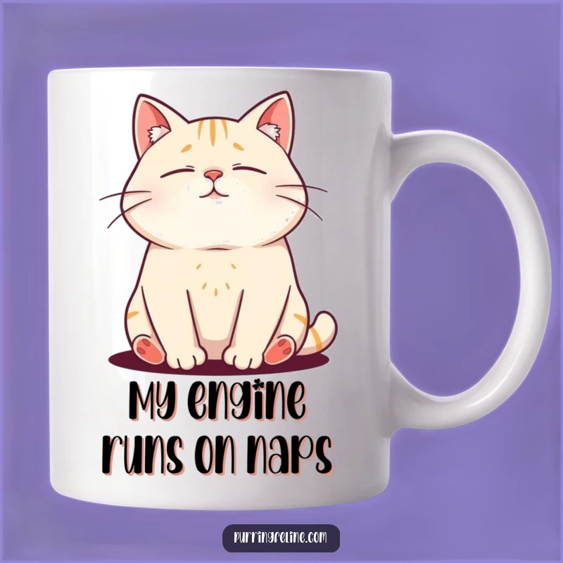 Funny Purring Cat Mug: The Ultimate Relaxed Feline Friend Gift!