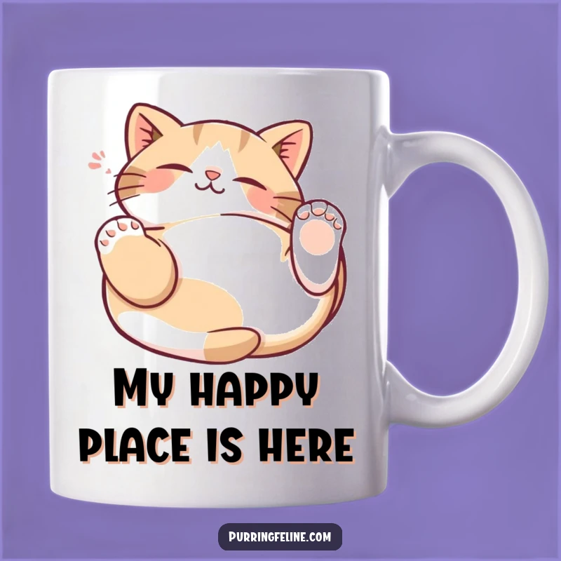 Funny Cat Kneading Mug: Perfect Gift for Cat Lovers, Expressing Pure Feline Joy