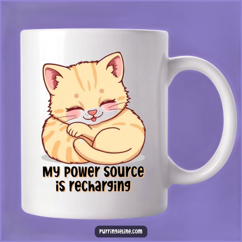 Funny Purring Cat Cub Mug: Cozy Comfort & Cute Kitten Gift for Cat Lovers