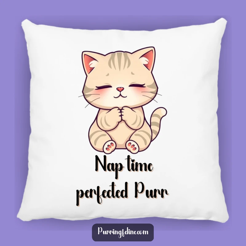 Funny Cat Kneading Pillow - Soft Serene Cat Cushion, Cozy Home Decor Gift
