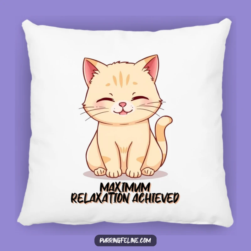 Funny Rumbling Cat Pillow: Cozy Cushion for Ultimate Relaxation, Adorable Funny Gift
