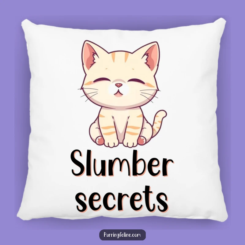 Funny Attentive Cat Cub Pillow - Soft & Focused Feline Comfort