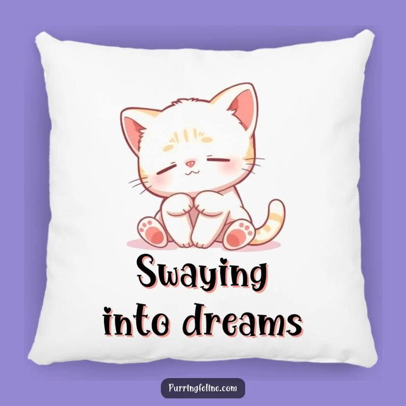 Funny Peaceful Cat Cub Pillow: Gentle Swaying Cushion for Ultimate Calm & Comfort