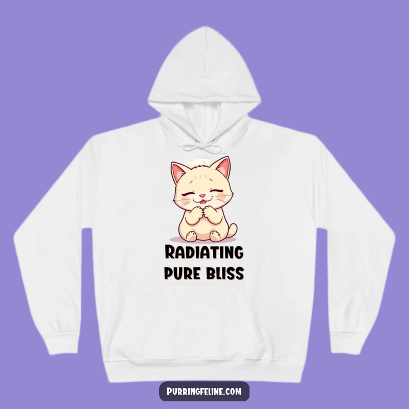 Cozy Funny Cat Zen Hoodie: Wrap Yourself in Warmth and Peace