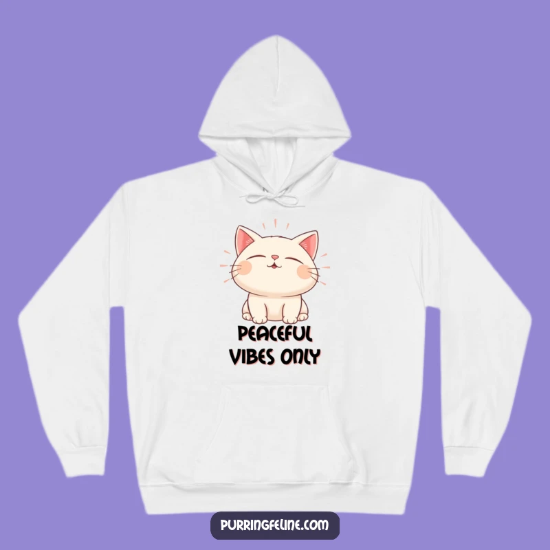 Funny Zen Cat Sound Hoodie: Wrap Yourself in Calm