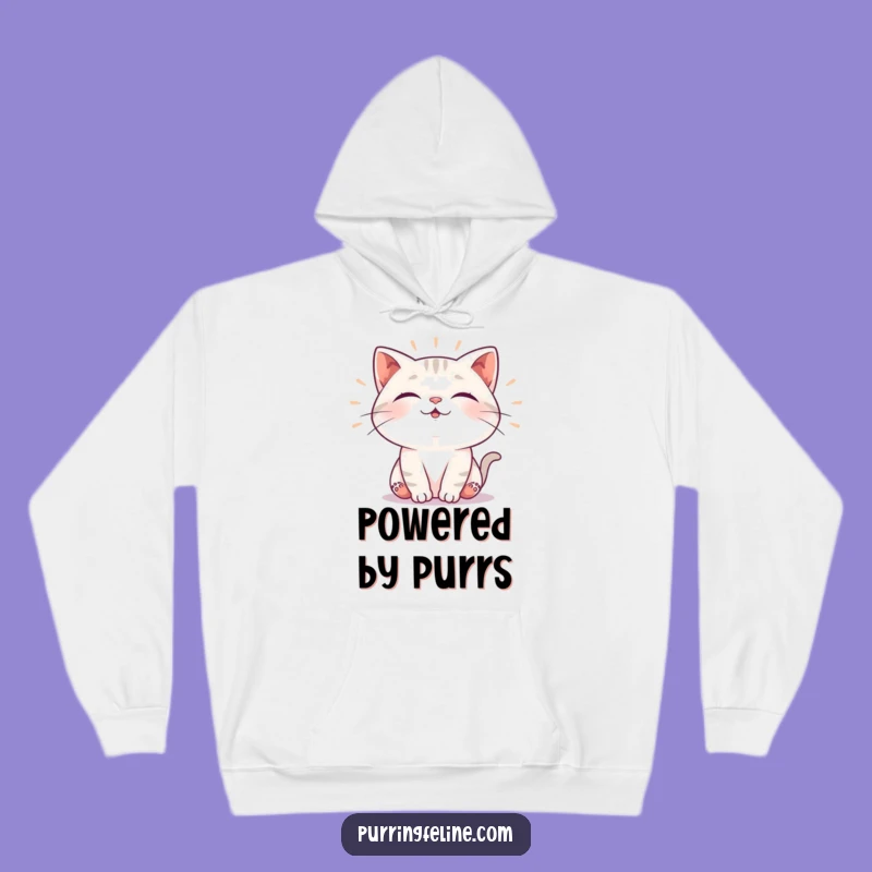 Funny Purring Cat Hoodie: Cozy Comfort and Happy Vibrations, Great Gift