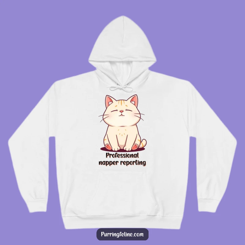 Funny Purring Cat Hoodie: Cozy Up with This Hilarious Feline!