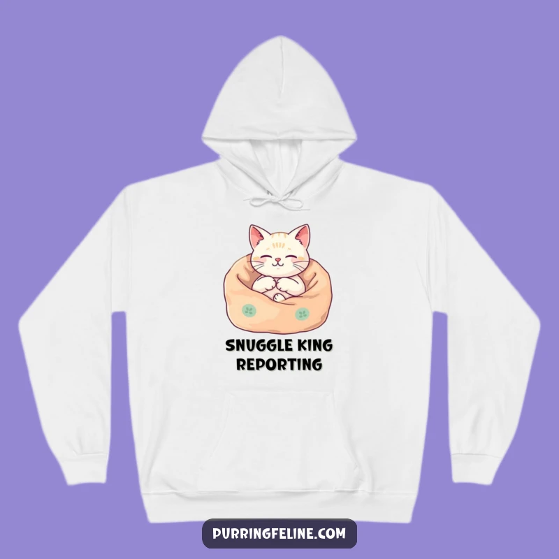 Funny Snug Cat Hoodie: Ultimate Warmth & Harmony, Best Funny Gift for Comfort