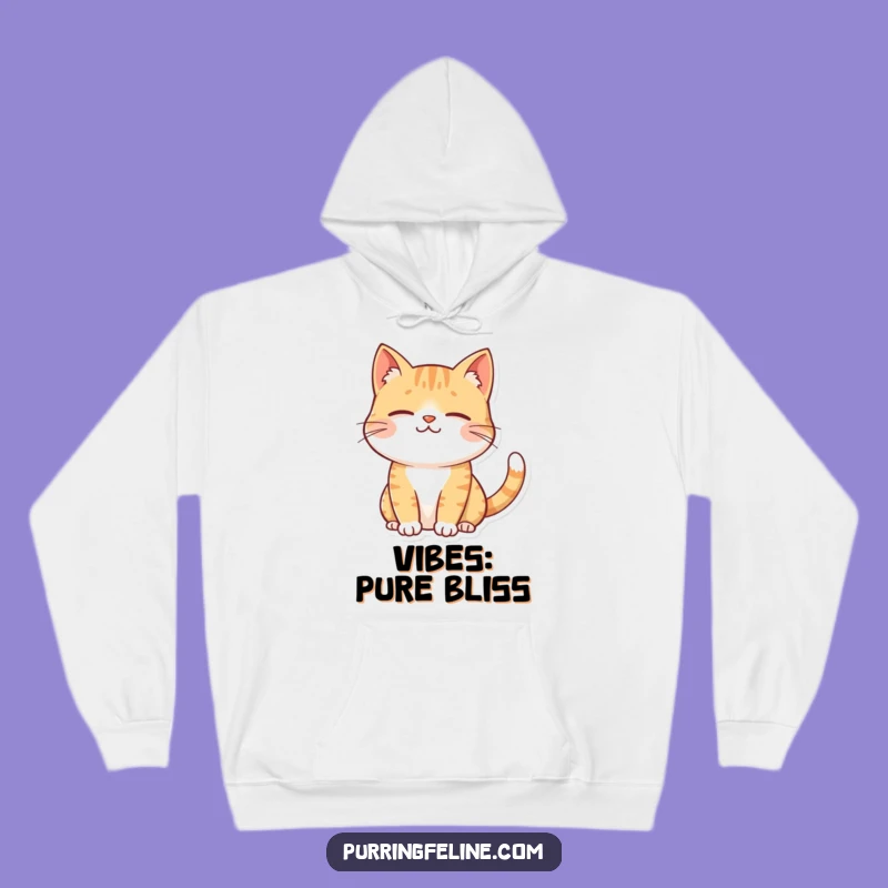 Funny Contented Cat Hoodie: Cozy Smile & Twitch, The Ultimate Funny Gift