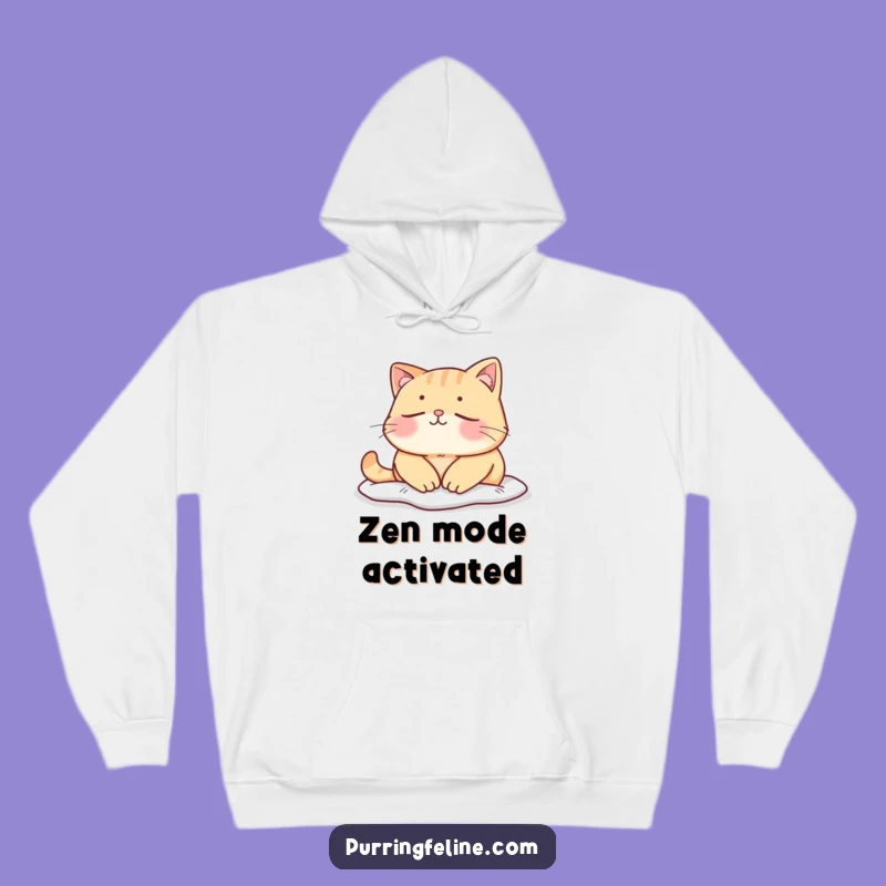 Funny Mellow Cat Hoodie: Cozy Peace in Quiet Moments, Funny Gift