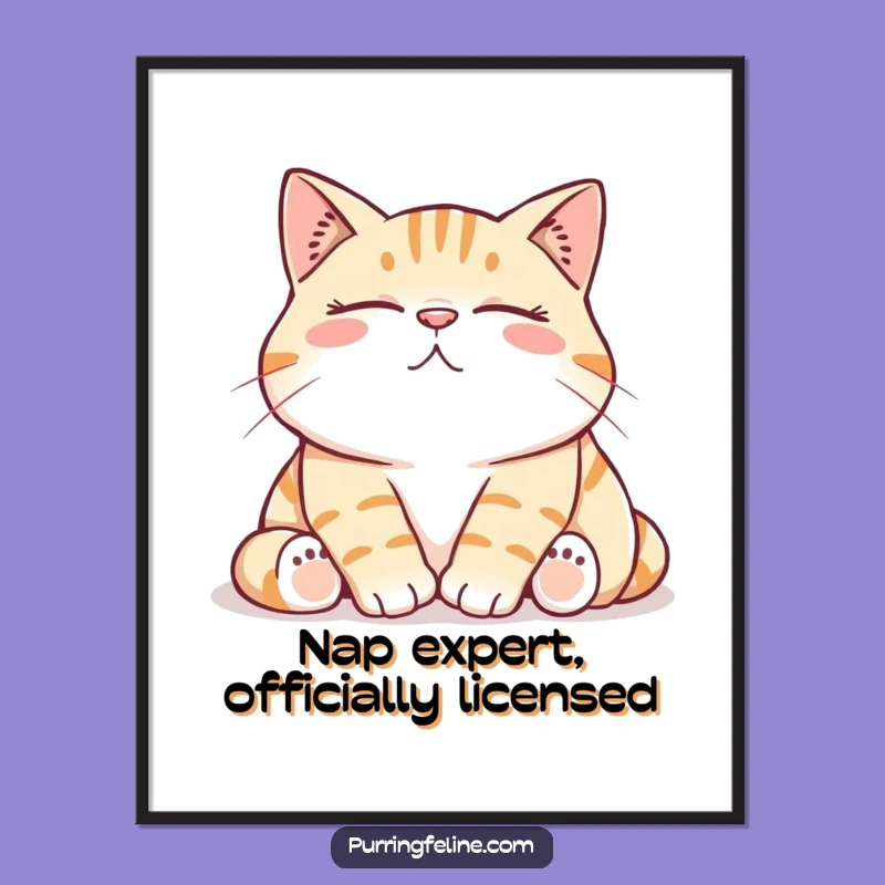 Free Printable Wall Art: Funny Cat Rumble - Cozy Downloadable Decor!