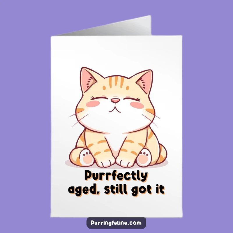 Free Printable Birthday Card: Funny Cat Rumble - Adorable Downloadable Gift!