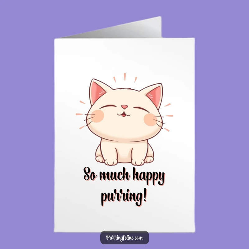Free Printable Congrats Card: Zen Cat Sound Humor, Downloadable Gift