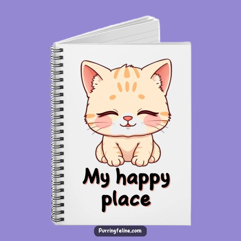 Funny Notebook: Content Cat Cub - Jot Down Your Peaceful Thoughts!