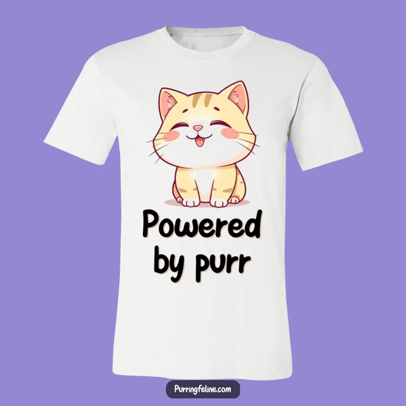 Funny Happy Cat Rumble T-Shirt - Content Sound Tee, Perfect Cat Lover Gift