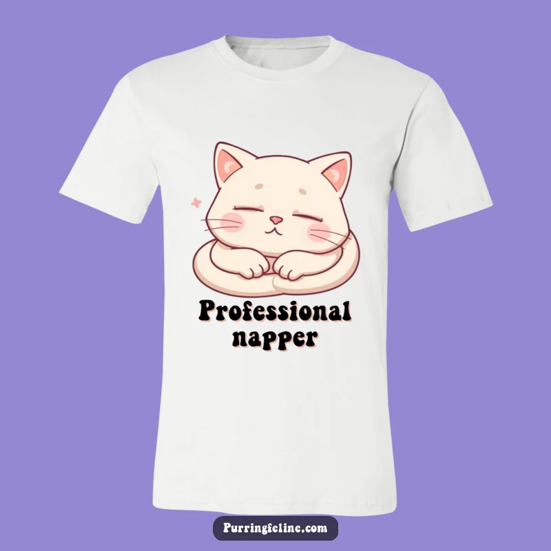 Funny Sleepy Cat T-Shirt - Hilarious Comfort for Couch Potatoes